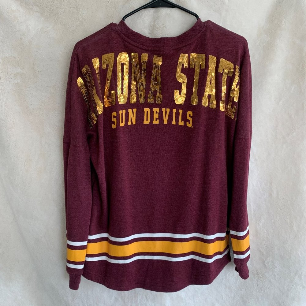 Official ASU Arizona State University Collegiate Crew Pullover Sweater - Size S
